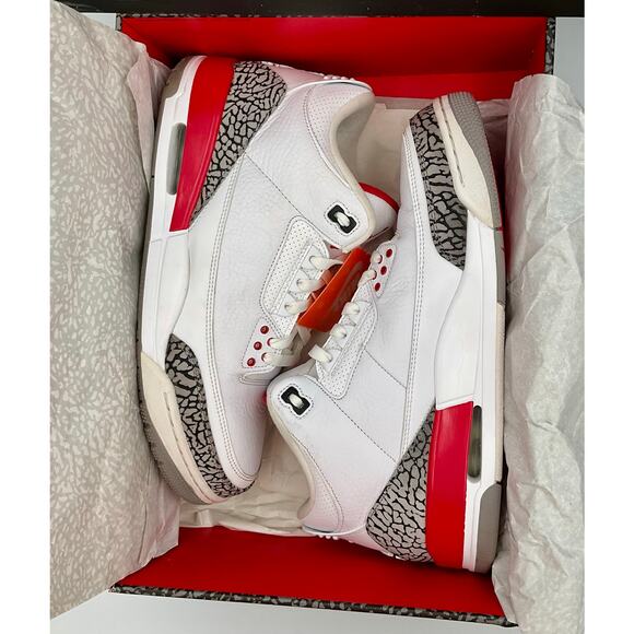 Air Jordan 3 Retro Fire Red 136064-116 M11.5 Preowned #132 main image 10